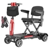 Kép 4/13 - iScooter X11 elektromos moped, 250W motorral, 24V 15.6Ah akkuval, 7 km/h, 35 km hatótáv, stabil 4 kerekű kialakítás, LED kijelző, 120 kg teherbírás