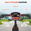 Kép 9/13 - iScooter X11 elektromos moped, 250W motorral, 24V 15.6Ah akkuval, 7 km/h, 35 km hatótáv, stabil 4 kerekű kialakítás, LED kijelző, 120 kg teherbírás