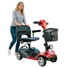 Kép 5/7 - iScooter X02 elektromos négykerekű moped, 300W motorral, 24V 12Ah akkuval, 8 km/h sebességgel és 25 km hatótávval