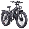 Kép 1/4 - Ridstar E26 Pro elektromos kerékpár – 2×1000W motor, 48V 23Ah akku, 26×4” fat bike, 49 km/h, 75 km hatótáv, hidraulikus fék, teljes felfüggesztés