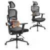 Kép 3/10 - NEWTRAL NT001 ergonomikus szék levehető munkafelülettel - Fekete