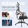 Kép 5/10 - NEWTRAL NT001 ergonomikus szék levehető munkafelülettel - Fekete