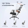 Kép 7/10 - NEWTRAL NT001 ergonomikus szék levehető munkafelülettel - Fekete