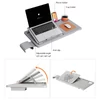 Kép 4/8 - NEWTRAL NT002 ergonomikus szék lábtartóval + levehető munkafelület - Szürke
