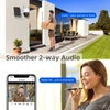 Kép 5/7 - Hiseeu WTD512 1080P WiFi napelemes kamera, 5× zoommal, PIR mozgásérzékeléssel és kétirányú hanggal