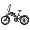 Kép 2/6 - PVY Z20 Max elektromos kerékpár 750W motorral, 36V 25.6Ah akkuval, 20×2.3” kerékkel, 25 km/h, akár 200 km hatótáv, hidraulikus fék, Shimano 7 sebesség – Szürke