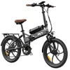 Kép 3/6 - PVY Z20 Max elektromos kerékpár 750W motorral, 36V 25.6Ah akkuval, 20×2.3” kerékkel, 25 km/h, akár 200 km hatótáv, hidraulikus fék, Shimano 7 sebesség – Szürke