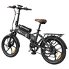 Kép 5/6 - PVY Z20 Max elektromos kerékpár 750W motorral, 36V 25.6Ah akkuval, 20×2.3” kerékkel, 25 km/h, akár 200 km hatótáv, hidraulikus fék, Shimano 7 sebesség – Szürke