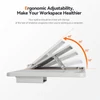 Kép 7/8 - NEWTRAL LAPD levehető munkaállomás MagicH‑BP / MagicH‑BPro ergonomikus székhez – Szürke
