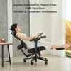 Kép 4/8 - NEWTRAL LAPD levehető munkaállomás MagicH‑BP / MagicH‑BPro ergonomikus székhez – Fekete