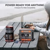 Kép 9/9 - Flashfish P66 hordozható áramforrás 300W, 230Wh – kültéri generátor, tiszta szinusz, USB‑C, napelemes töltés, vészfény, kempinghez és utazáshoz