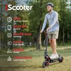 Kép 2/8 - iScooter W8 elektromos roller, 500W motor, 48V 10.4Ah akku, 40 km hatótáv, 9.3” kerék, tárcsa+dobfék, dupla rugózás, irányjelző, app vezérlés