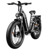 Kép 5/12 - FENGQS H2 Pro elektromos kerékpár, 2×1000W motorral, 52V 20Ah akkumulátorral, 26×4.0 gumik, 50 km/h, 145 km hatótáv, hidraulikus fék – Szürke