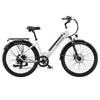 Kép 3/7 - PURE UNICORN U2 elektromos kerékpár, 750W motor, 48V 12.8Ah akku, 27.5” kerék, 45 km/h, 60 km hatótáv, tárcsafék, első teleszkóp – Fehér