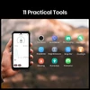 Kép 5/12 - FOSSiBOT F110L strapabíró 4G okostelefon, 12GB+128GB, 6.745'' HD+ kijelző, 128 dB hangszóró, 10000 mAh, 20W gyorstöltés, 50 MP kamera, IP68/IP69K - Narancs