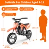 Kép 9/10 - HillMiles MileRocket 1 elektromos gyerek motor – 300W, 36V, 25 km/h, 20 km hatótáv, 60 kg teherbírás, 12” gumik, dobfék, rugózás