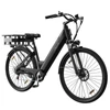 Kép 4/5 - PIXAR C1 elektromos kerékpár, 250W motor, 36V 13Ah akku, 25 km/h, 65 km hatótáv, 27.5×1.95 gumi, Shimano 7 seb., LCD, tárcsafék, teleszkóp – Fekete