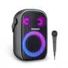 Kép 3/6 - Tronsmart Halo 110 kültéri party hangszóró vezetékes karaoke mikrofonnal, 60W, IPX6 vízálló