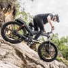 Kép 12/15 - ENGWE X26 elektromos kerékpár dupla akkumulátorral, 26×4.0 zsíros gumikkal, 1000W motorral, 50 km/h végsebességgel, 100 km hatótávval – Szürke