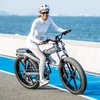 Kép 15/15 - ENGWE X26 elektromos kerékpár dupla akkumulátorral, 26×4.0 zsíros gumikkal, 1000W motorral, 50 km/h végsebességgel, 100 km hatótávval – Szürke