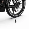 Kép 19/20 - ONESPORT OT16 elektromos kerékpár 20×3.0 gumik, 48V 17Ah akkumulátor, 25 km/h, 3 mód, 7 sebesség, tárcsafék – fekete/barna