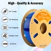 Kép 5/6 - ERYONE nagysebességű, áttetsző színátmenetes PETG filament 1kg – sötétkék & átlátszó