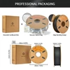 Kép 6/6 - ERYONE Wood PLA 1kg – Faszerű PLA filament - Szénszürke