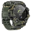 Kép 5/10 - LOKMAT ATTACK GT okosóra – 1.32'' HD érintőkijelző, IP68 vízálló, 100+ sportmód, Bluetooth hívás, pulzus- és alvásmérés, 15 napos üzemidő – Katonai zöld
