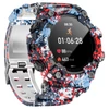 Kép 7/8 - LOKMAT ATTACK GT okosóra – 1.32'' HD érintőkijelző, IP68 vízálló, 100+ sportmód, Bluetooth hívás, pulzus- és alvásmérés, 15 napos üzemidő – Virágos kék