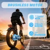 Kép 3/18 - E·Bycco S1 összecsukható e-bike, 250W, 36V 10.4Ah akku, 25 km/h, 30–50 km, 20×3.0” gumi, Shimano 7 seb., dupla tárcsafék