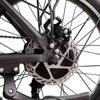 Kép 16/18 - E·Bycco S1 összecsukható e-bike, 250W, 36V 10.4Ah akku, 25 km/h, 30–50 km, 20×3.0” gumi, Shimano 7 seb., dupla tárcsafék