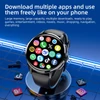 Kép 12/18 - LOKMAT APPLLP 3 okosóra – 1.6'' AMOLED HD kijelző, SIM támogatás, 3GB+32GB, GPS, WiFi, egészség‑ és fitneszmonitor – Fekete