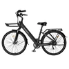 Kép 6/20 - E·Bycco V1 elektromos kerékpár, 250W (500W), 36V 15.6Ah kivehető akku, 25 km/h, akár 90 km hatótáv, 28” e-bike, SHIMANO 7 seb., dupla tárcsafék – Fekete