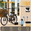 Kép 15/20 - E·Bycco V1 elektromos kerékpár, 250W (500W), 36V 15.6Ah kivehető akku, 25 km/h, akár 90 km hatótáv, 28” e-bike, SHIMANO 7 seb., dupla tárcsafék – Fekete