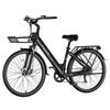 Kép 1/20 - E·Bycco V1 elektromos kerékpár, 250W (500W), 36V 15.6Ah kivehető akku, 25 km/h, akár 90 km hatótáv, 28” e-bike, SHIMANO 7 seb., dupla tárcsafék – Fekete