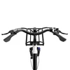 Kép 8/19 - E·Bycco V1 elektromos kerékpár, 250W (500W), 36V 15.6Ah kivehető akku, 25 km/h, akár 90 km hatótáv, 28” e-bike, SHIMANO 7 seb., dupla tárcsafék – Fehér