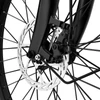 Kép 12/19 - E·Bycco V1 elektromos kerékpár, 250W (500W), 36V 15.6Ah kivehető akku, 25 km/h, akár 90 km hatótáv, 28” e-bike, SHIMANO 7 seb., dupla tárcsafék – Fehér