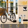 Kép 14/19 - E·Bycco V1 elektromos kerékpár, 250W (500W), 36V 15.6Ah kivehető akku, 25 km/h, akár 90 km hatótáv, 28” e-bike, SHIMANO 7 seb., dupla tárcsafék – Fehér