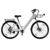Kép 3/3 - PIXAR C1 PRO városi elektromos kerékpár, 250W motor, 36V 18Ah akku, 80–100 km hatótáv, 25 km/h, Shimano 7 fokozat, hidraulikus fék, kosárral – Fehér