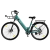 Kép 3/19 - PIXAR C1 PRO városi elektromos kerékpár, 250W motor, 36V 18Ah akku, 80–100 km hatótáv, 25 km/h, Shimano 7 fokozat, hidraulikus fék, kosárral – Kék