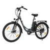 Kép 11/18 - Touroll B1 elektromos városi kerékpár, 250W motorral, 45Nm nyomatékkal, 26x1.95 gumi, 36V 15.6Ah akkumulátor, 90km hatótáv, 7 sebesség, IPX4 – Szürke