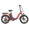 Kép 5/6 - Fafrees F20+ összecsukható elektromos kerékpár, 250W motor, 36V 20Ah akku, 20x3.0 gumi, 25km/h, 90km hatótáv, tárcsafék, első teleszkóp – Piros