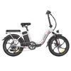Kép 5/6 - Fafrees F20+ összecsukható elektromos kerékpár, 250W motor, 36V 20Ah akku, 20x3.0 gumi, 25km/h, 90km hatótáv, tárcsafék, első teleszkóp – Fehér