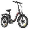 Kép 2/16 - Fafrees F20+ összecsukható elektromos kerékpár, 250W motor, 36V 20Ah akku, 20x3.0 gumi, 25km/h, 90km hatótáv, tárcsafék, első teleszkóp – Fekete