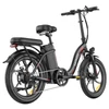 Kép 4/16 - Fafrees F20+ összecsukható elektromos kerékpár, 250W motor, 36V 20Ah akku, 20x3.0 gumi, 25km/h, 90km hatótáv, tárcsafék, első teleszkóp – Fekete