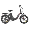 Kép 5/16 - Fafrees F20+ összecsukható elektromos kerékpár, 250W motor, 36V 20Ah akku, 20x3.0 gumi, 25km/h, 90km hatótáv, tárcsafék, első teleszkóp – Fekete