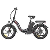Kép 6/16 - Fafrees F20+ összecsukható elektromos kerékpár, 250W motor, 36V 20Ah akku, 20x3.0 gumi, 25km/h, 90km hatótáv, tárcsafék, első teleszkóp – Fekete