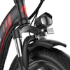 Kép 12/16 - Fafrees F20+ összecsukható elektromos kerékpár, 250W motor, 36V 20Ah akku, 20x3.0 gumi, 25km/h, 90km hatótáv, tárcsafék, első teleszkóp – Fekete