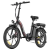 Kép 1/16 - Fafrees F20+ összecsukható elektromos kerékpár, 250W motor, 36V 20Ah akku, 20x3.0 gumi, 25km/h, 90km hatótáv, tárcsafék, első teleszkóp – Fekete