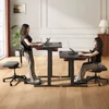 Kép 2/20 - NEWTRAL MT-M Standing‑Mate ergonomikus álló szék, 5 az 1-ben adaptív ülés, dönthető háttámla, állítható magasság, 150kg teherbírás – Sötétszürke